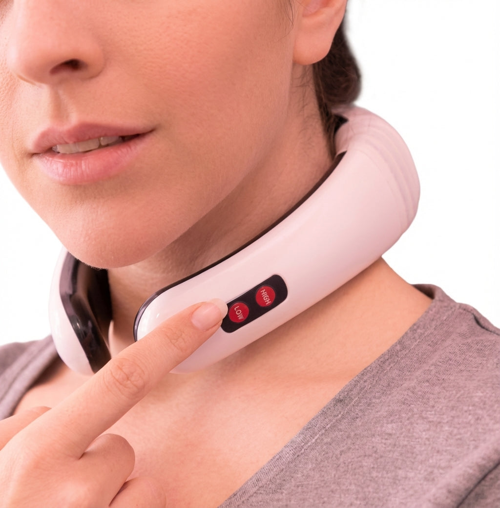 Masajeador cuello y espalda electromagnético