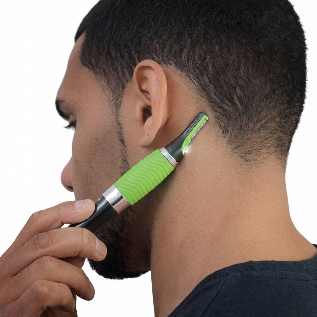 Cortapelos eléctrico de precisión con LED