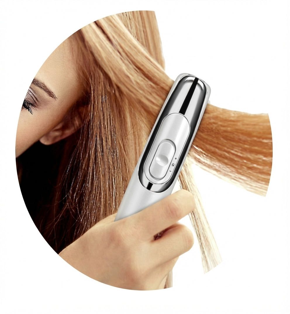 Cepillo anticaída LED terapia y vibración