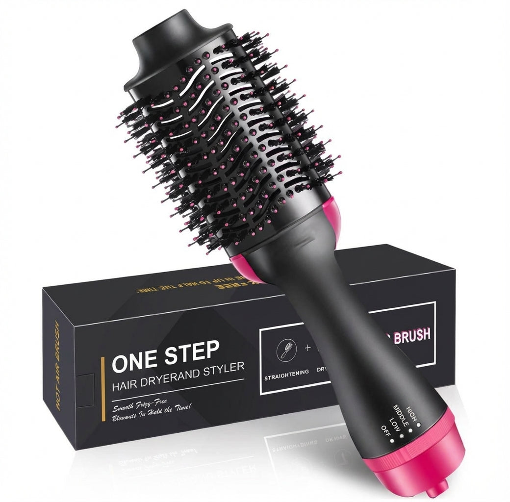 Cepillo secador y voluminizador rosa