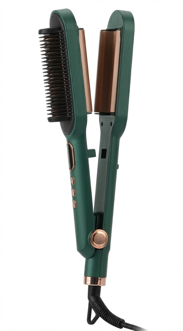 Cepillo plancha y ondulador 2 en 1