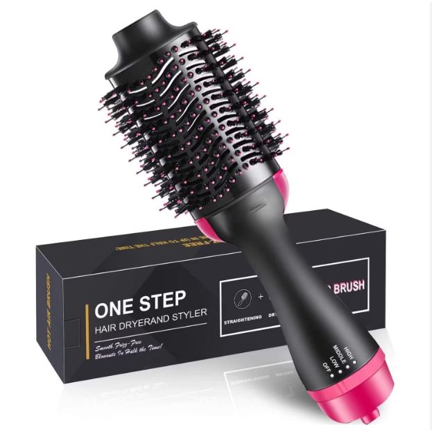 Cepillo secador y voluminizador rosa